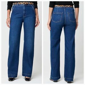 J.Crew High-Rise Trouser Jean Straight / Wide Leg Sz. 29